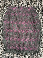 Beautiful be bop d eluxe black and purple lace skirt