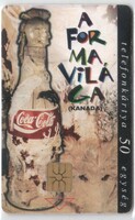 Hungarian phone card 1055 1998 coca-cola canada gem 3 17,500 pcs.