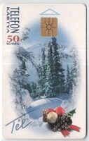 Hungarian phone card 1064 1995 winter gem 2 no moreno 166,000 pcs.