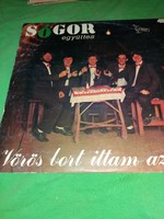 Régi SÓGOR EGYÜTTES 1987. PRESSZO rock zene bakelit LP nagylemez szép állapotban a képek szerint