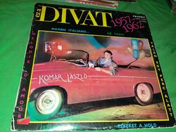 Régi KOMÁR LÁSZLÓ 1987. EZ A DIVAT zene bakelit LP nagylemez szép állapotban a képek szerint