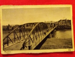 Antique 1944. Worker - bridge barasits photo postcard sepia in good condition according to pictures