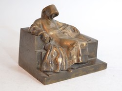 Ligeti Miklós Anonymus bronz szobor