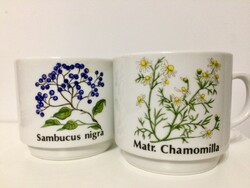 Vintage tea mug, 2 pcs