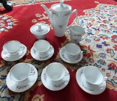CHODZIEZ lengyel porcelán teás-, kávéskészlet, 17 darabos