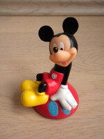 Vintage mickey mouse, mickey mouse rubber figure, whistle toy