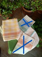 Retro linen tea towels