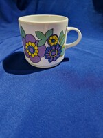 Alföldi porcelain mug with purple hippie pattern