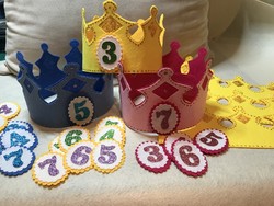 Birthday crown - felt