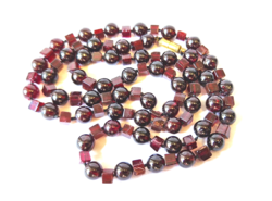 Garnet string of pearls