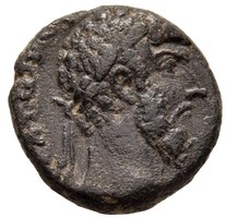 Marcus Aurelius AD 162 Caesarea ae bronze Roman Empire province Cappadocia