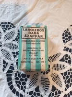 Old retro lanolin baby soap for sale in its own paper!