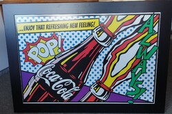 Coca Cola pop art kép