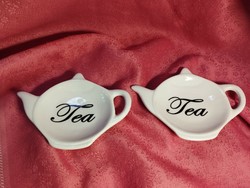 2 pcs. Porcelain tea filter dispenser, table accessory