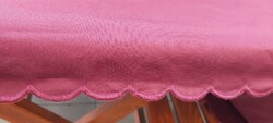 Burgundy tablecloth with riveted edges (srz.113)