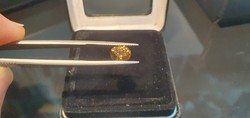 Rarity titanite 1.95 Carat. With sparkling fire. With certification.