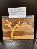Wood-covered craft art folders