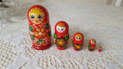 Russian matryoshka dolls, 5 pcs.
