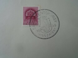 Za451.48 György Sepsiszent returned commemorative stamp 1940 - Northern Transylvania