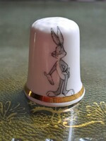 English porcelain thimble taps Hapsi bunny
