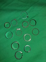 Retro large pile of different rings in jewelry package, also 12 pieces cheaply according to the pictures