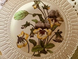 Angol Cauldon cirka.100 éves árvácska dekoros tányér