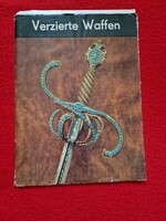 Verzierte waffen swords, pistols book with poster attachment