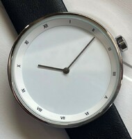 Yazolo extravagant unisex minimal fashion watch - steel/leather