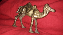 Beautiful antique heavy solid copper camel figure statue table shelf decoration 16 x 12 cm as shown in the pictures