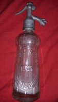 Antik 1935. kakasfejes SPITZER SÁMUEL TEMESVÁR szódás üveg  a képek szerint