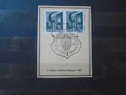 Ba1001 commemorative stamp - free royal city of Győr 1943 iii.6