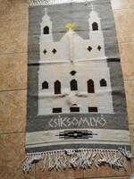 Csiksomlyói gyapjú szőnyeg, fali szőnyeg, mokett