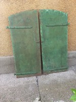 Antique iron door