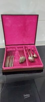 Antique Russian silver plated cutlery set