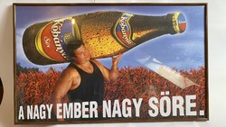 Sör plakát - Kőbányai keretezve