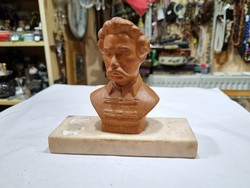 Golden John ceramic bust