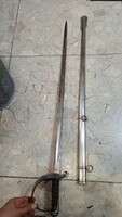 Lovassági kard, M845 mintájú ritkaság, 100 cm-es hosszúságú