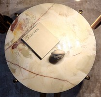 Mcm copper-onyx coffee table