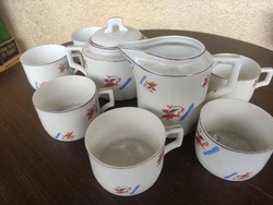 Old Zsolnay tea set
