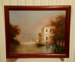 Venice moment - oil painting on canvas
