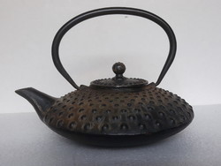 Vintage cast iron Japanese style kettle, tea maker