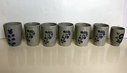 Small ceramic glasses 7 pcs
