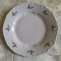 Zsolnay barack virágos süteményes  tányér