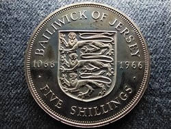 Battle of Jersey Hastings 5 shilling 1966 pp (id61329)