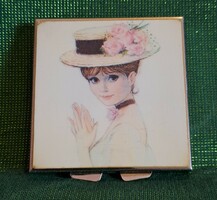 Art Nouveau pill box, medicine box (m3832)