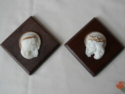 Religious embossed wall picture (2 pcs.)