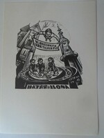 D195897 Ex Libris -VESZPRÉM  1979  - Nagy László Lázár 1935-2019