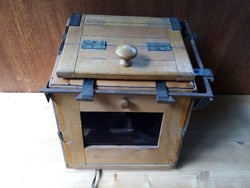 Rare, antique photographer's exposure box
