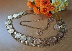 Jewelry fair! Item 64 - Bellydancer's decorative women's rattle belt with tinkling coins