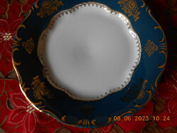 Zsolnay pompadour i flat plate, rare color